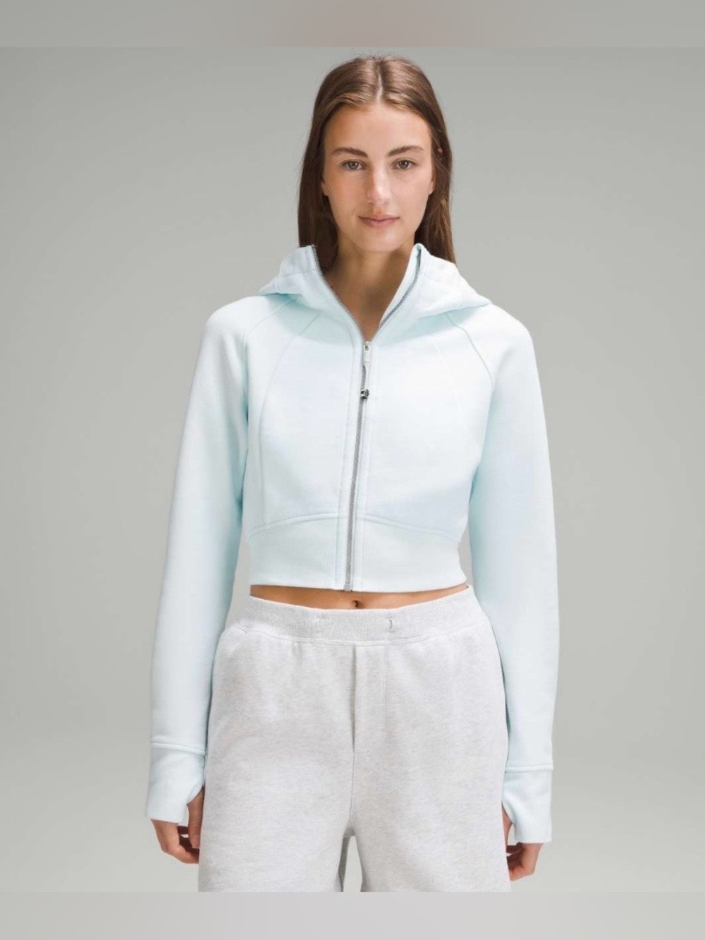 Lululemon Scuba Full Zip Cropped Hoodie